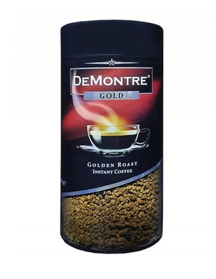 Кофе растворимый DeMontre Gold в стеклянной банке 200г 681 фото