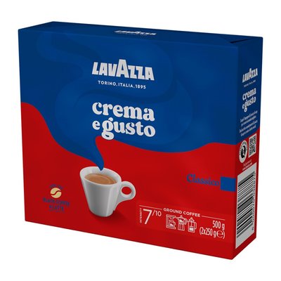 Кофе Lavazza Crema e Gusto молотый 2*250 гр (серый) 4401 фото