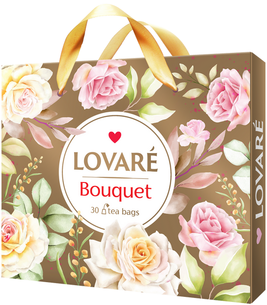 Коллекция чая Lovare Bouquet 6 видов по 5 шт 3258 фото