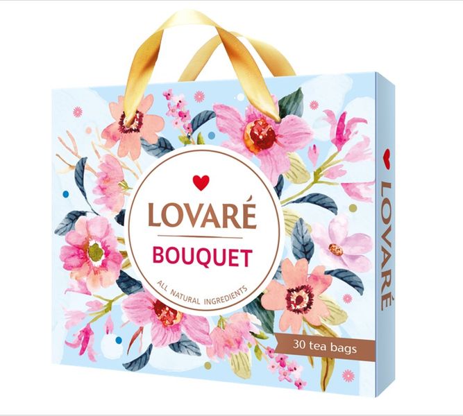 Колекція чаю Lovare Bouquet 6 видів по 5 шт 3258 фото