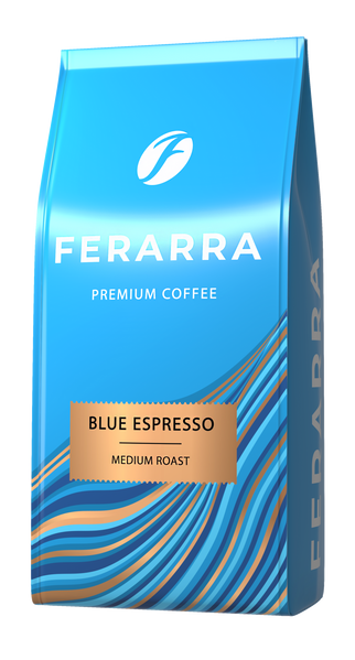 Кофе FERARRA BLU ESPRESSO с клапаном 1кг. зерно 1085 фото