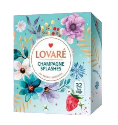 Чай Lovare «Бризки шампанського» пакетований 32*2г 4938 фото