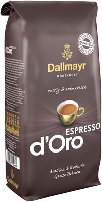 Кофе в зернах Dallmayr Espresso D'ORO 1 кг. 4176 фото