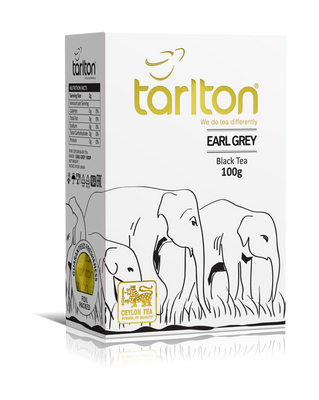 Чай Tarlton EARL GREY чорний листовий з бергамотом 100г 2310 фото