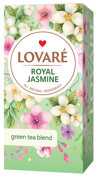 Чай ТМ Lovare Royal Jasmine 24*1.5г пакетов. 3751 фото
