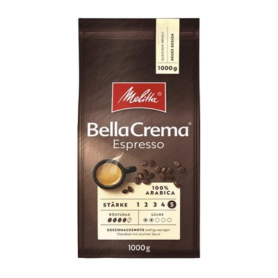 Кава в зернах Melitta Bella Crema Espresso 1 кг 1030 фото