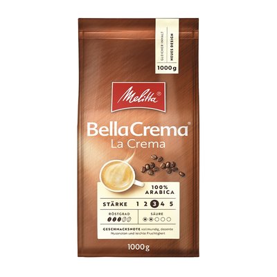 Кофе в зернах Melitta Bella Crema LaCrema 1 кг 1032 фото