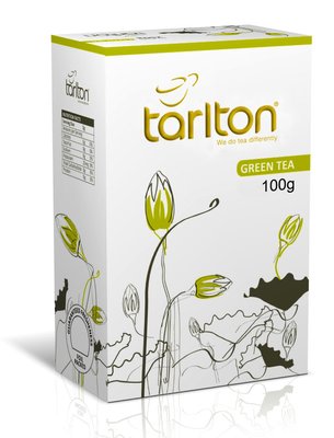 Чай Tarlton GREEN GP1 зелений листовий 100г 2487 фото