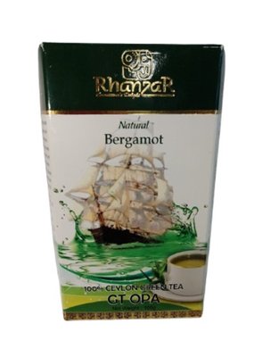 Чай "RHANZAR" зелений GT OPA "BERGAMOT" 100гр 3343 фото