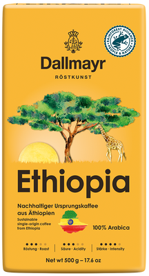Кофе в зернах Dallmayr Ethiopia 500 г 4336 фото