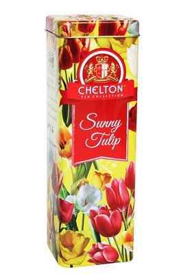 Чай Chelton Солнечный тюльпан черный крупный лист 80 г Ж/Б 2943 фото