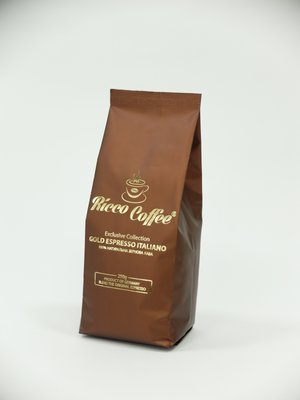 Кофе зерновой Ricco Coffee Gold Espresso Italiano 30%/70% 250 г 557 фото