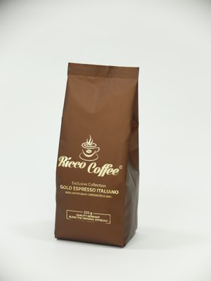 Кофе молотый Ricco Coffee Gold Espresso Italiano 30%/70% 225 г 845 фото