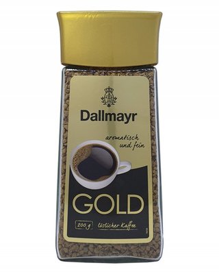 Кава розчинна Dallmayr Gold 200 г в скляній банці 4181 фото