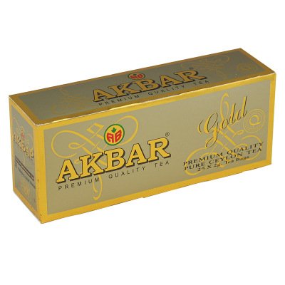 Чай AKBAR Голд пакет. 25х2 г 3273 фото