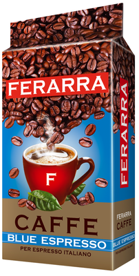 Кофе FERARRA BLU ESPRESSO молотый, вакуум 250г 1088 фото
