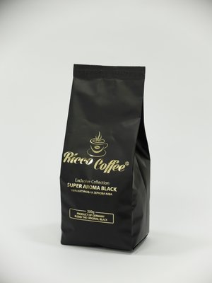 Кава зернова Ricco Coffee Super Aroma Black 60%/40% 250 г 551 фото