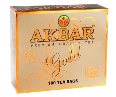 Чай AKBAR Голд пакет. 100х2 г 5513 фото