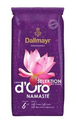 Кава Dallmayr Crema d'Oro Selektion Des Jahres Namaste в зернах 1 кг 5612 фото