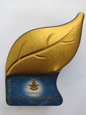 Чай Zylanica Golden leaf з\б 100 г. FBOP чорний океанічний бриз з бергамотом 53 фото