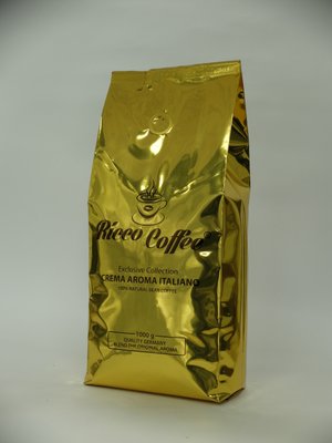 Кава зернова Ricco Coffee Crema Aroma Italiano 80%/20% 1 кг 550 фото