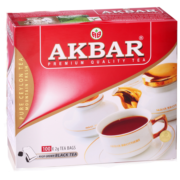 Чай АKBAR чорний пакетований 100х2 г 2287 фото