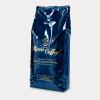 Кофе зерновой Ricco Coffee Prima Blau Espresso Italiano 10%/90% 1 кг 5370 фото