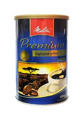 Кофе молотый Melitta Premium 500 г в железной банке 4478 фото