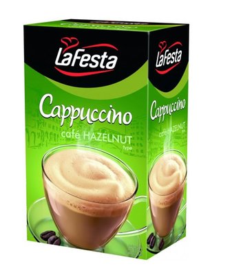 Капучино La Festa горіховий у пакетиках 10*12,5г 3088 фото
