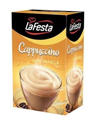 Капучино La Festa ванильный в пакетиках 10*12,5г 3086 фото