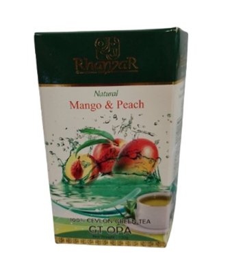 Чай "RHANZAR" зелений GT OPA "MANGO-PEACH" 100гр 66 фото
