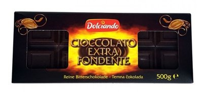 Шоколад черный Dolciando Cioccolato Fondente (cacao 50% min) 500г 902 фото
