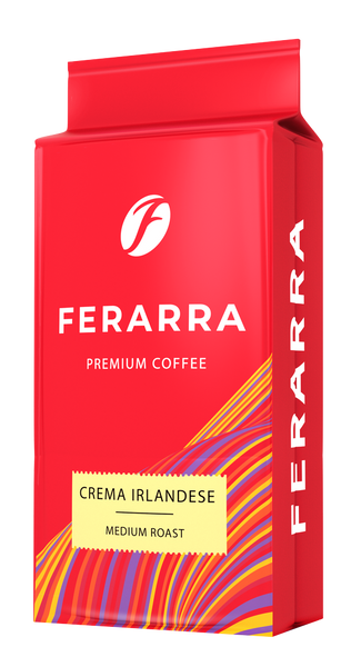 Кава FERARRA CAFFE CREMA IRLANDESE мелена, вакуум 250г 1087 фото