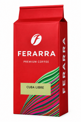 Кофе FERARRA CAFFE CUBA LIBRE молотый, вакуум 250г 1291 фото