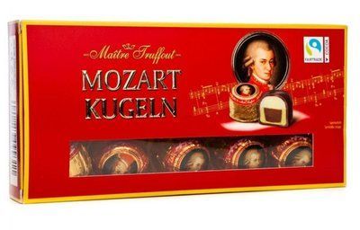 Конфеты Maitre Truffout Mozart Kugeln 200г 4643 фото