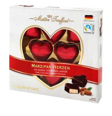 Конфеты Maitre Truffout Marzipan Hearts 110г 4728 фото