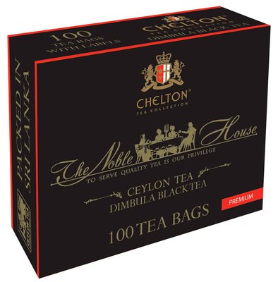 Чай Chelton Благородний дом черный 100 пакетов 4334 фото