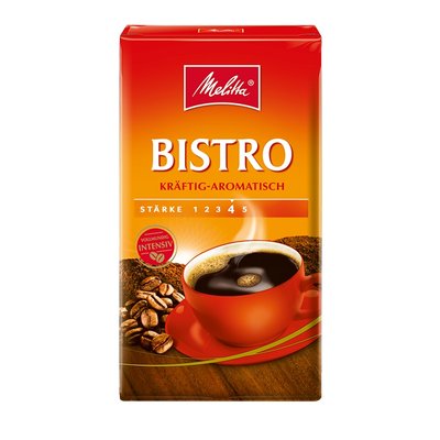 Кава мелена Melitta Bistro kräftig-aromatisch 541 фото