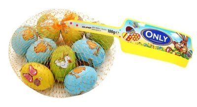 Шоколад молочный Only Яйца крупные (сетка) 84г 6116 фото