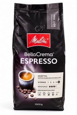 Кава в зернах Melitta Bella Crema Espresso 1 кг 1030 фото