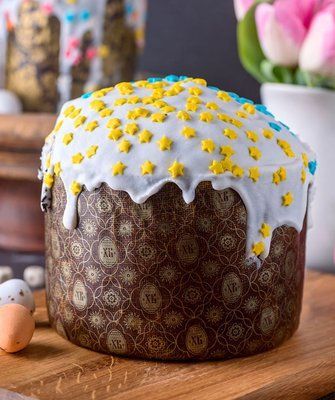 Паска с изюмом 550г. 121 фото