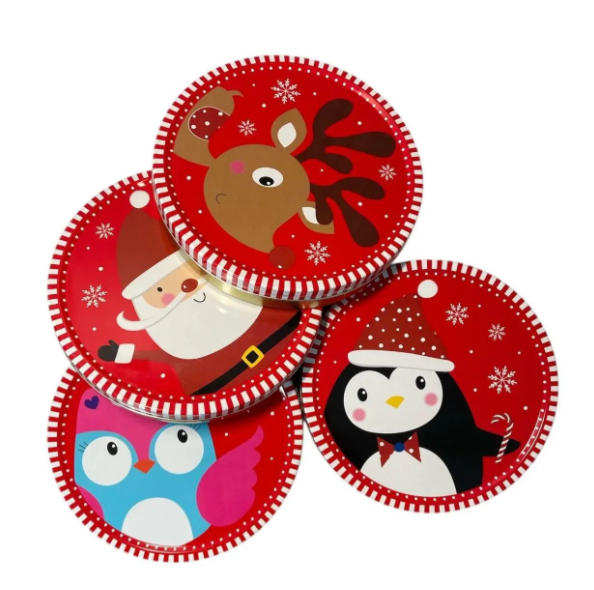 Печенье сливочное Christmas Collection Tins 200г в ж/б 5917 фото