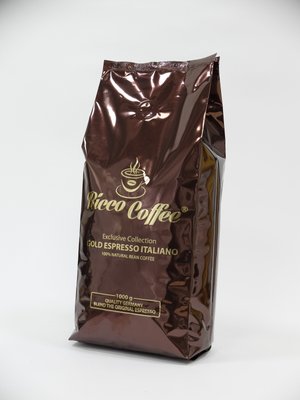 Кофе зерновой Ricco Coffee Gold Espresso Italiano 30%/70% 1 кг 549 фото