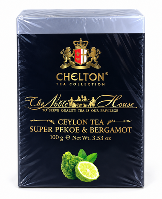 Чай Chelton Шляхетний будинок BERGAMOT Super PEKOE чорний 100 г 2432 фото