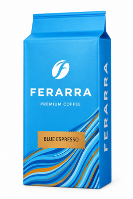 Кофе FERARRA BLU ESPRESSO молотый, вакуум 250г 1088 фото