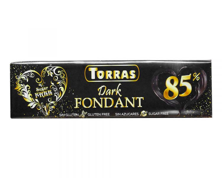 Шоколад Torras чорний 85% какао 300гр 15/шт 5349 фото