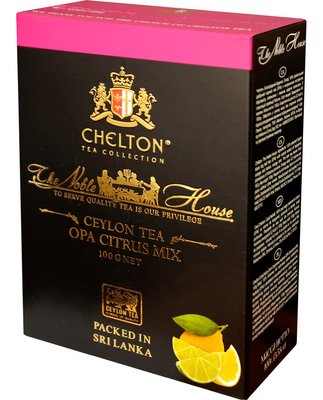 Чай Chelton Благородний дом черный Цитрусовый микс 100 г. 4481 фото