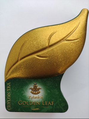 Чай Zylanica Golden leaf з\б 100 г. Прекрасні відчуття чорний та зелений з саусепом 55 фото