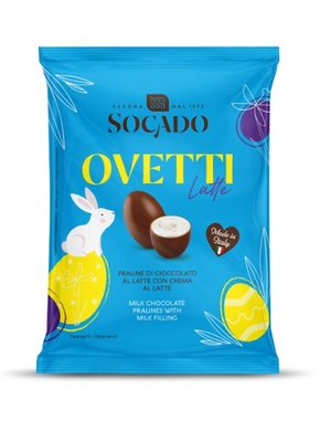 Цукерки яйця шоколадні Socado Ovetti Latte 110г 5655 фото