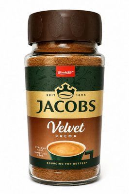 Кофе Якобз VELVET 200г стекло 100% 1278 фото